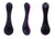 Bswish bbold vibrator front, side, and back view  | Bunnyjuice® approved
