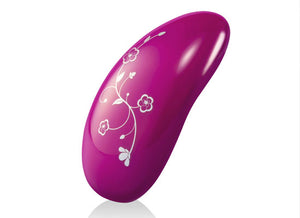 Beautiful intimate massager with five modes and floral motif